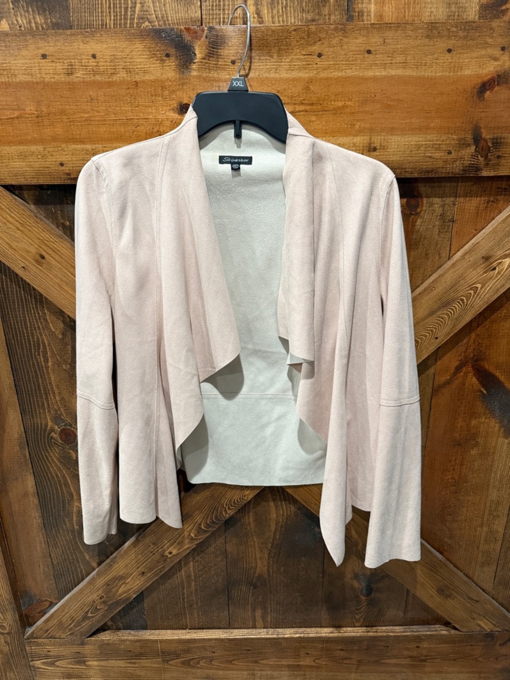 Shinestar Open Front Dressy Blazer Jacket Cardigan Medium